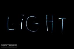 Abstract painting with light